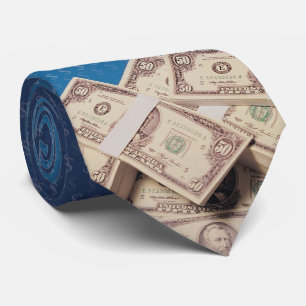 US-Geld - $50 Dollarschein- Krawatte