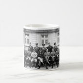 US-Generäle WWII -- Ike, Patton, Bradley Kaffeetasse (Mittel)