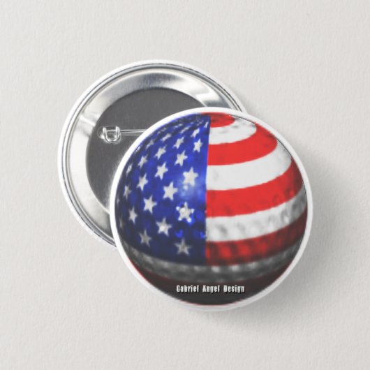 US Golf Button (Vorne & Hinten)