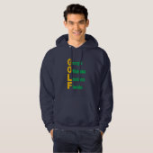 US-GOLF-Mann-Blau-Kapuzenpulli Hoodie (Vorne ganz)