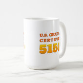 US-Grad zugelassenen 5150 Kaffeetasse (VorderseiteRechts)