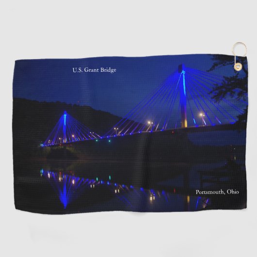 US Grant Bridge Golf Handtuch (Horizontal)