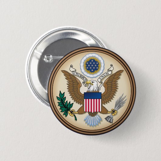 US Great Siegel (obverse) Button (Vorne & Hinten)
