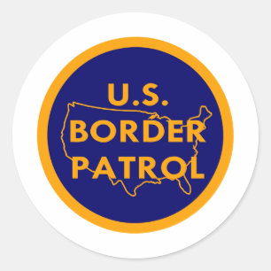 US-Grenzpatrouille #2002 Runder Aufkleber