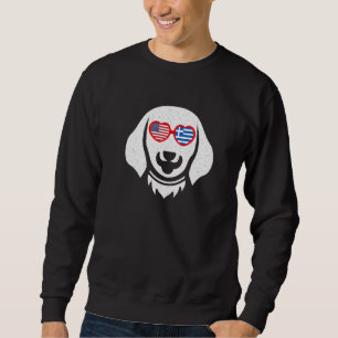 US Griechenland FlaggenSonnenbrille Griechische Am Sweatshirt