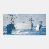 US GUIDED-MISSILE DESTROYER - DDG SCHREIBTISCHUNTERLAGE (Tastatur & Maus)