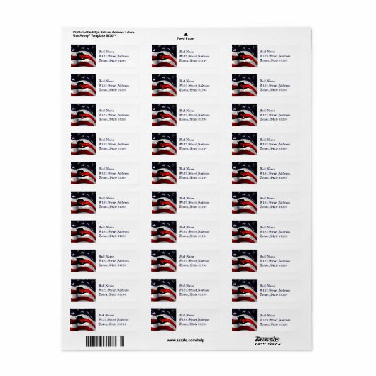 US Gymnastik Mailing Labels (Vorne)