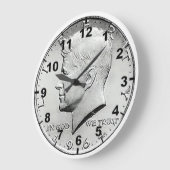 "US Half Dollar Coin" design wall clocks Große Wanduhr (Winkel)