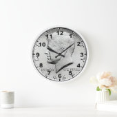 "US Half Dollar Coin" design wall clocks Große Wanduhr (Zuhause)