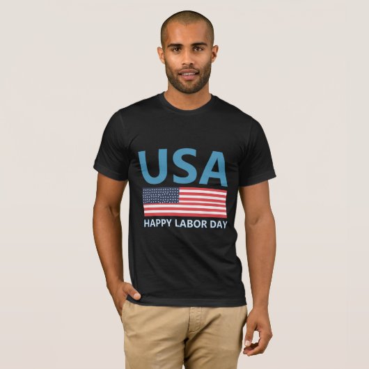US Happy Work Day Unikate T - Shirt (Vorne ganz)