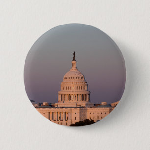 US-Hauptstadt am Dämmerungs-Knopf Button