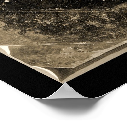 US-Hauptstadt DC Daguerreotyp 1846 Poster (Ecke)