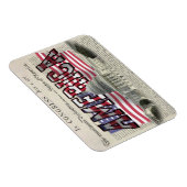 US-Hauptstadt Flag Flexable Magnet (Rechte Seite)