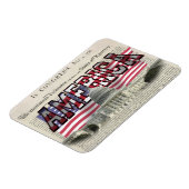 US-Hauptstadt Flag Flexable Magnet (Linke Seite)
