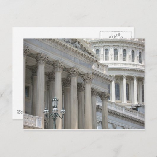 us Hauptstadt Gebäude Architektur Postkarte (Vorne/Hinten)