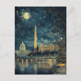 US-Hauptstadt Hill Weihnachtspostcard Hauptstadt V Postkarte