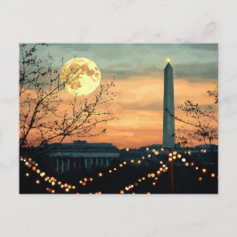 US Hauptstadt Hill Weihnachtspostkarte Postkarte