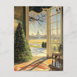 US Hauptstadt Hill Weihnachtspostkarte Vintag Postkarte