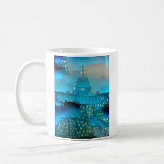 US-Hauptstadt im Licht Kaffeetasse