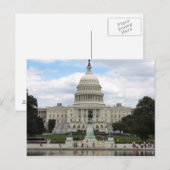 US-Hauptstadt Postkarte (Vorne/Hinten)