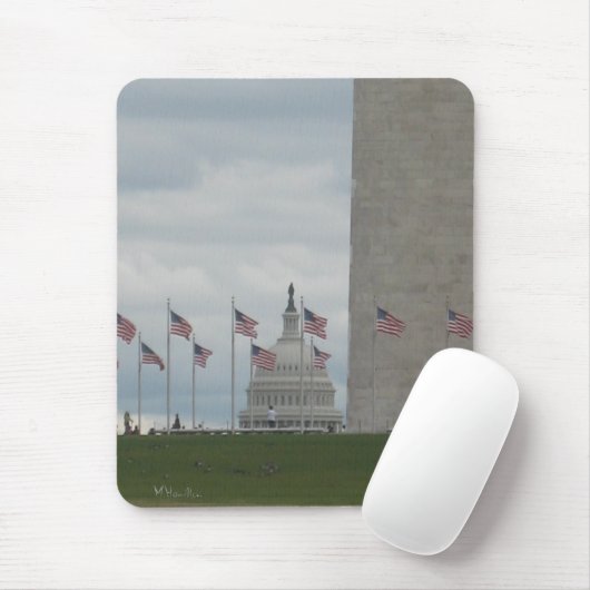 US-Hauptstadt und Washington Monument Mousepad (Mit Mouse)
