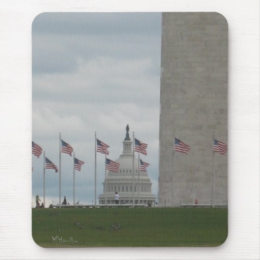 US-Hauptstadt und Washington Monument Mousepad (Vorne)