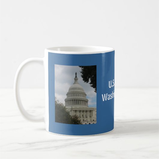 US-Hauptstadt, Washington D.C. Kaffeetasse (Links)
