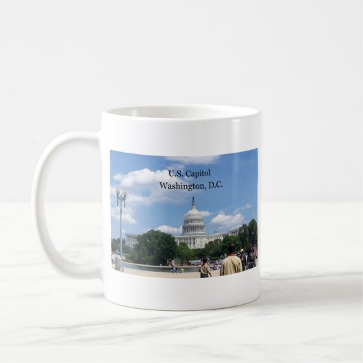 US-Hauptstadt, Washington, D.C. Kaffeetasse (Links)