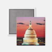 US-Hauptstadt, Washington, D.C. Magnet (Vorderseite/Rückseite)