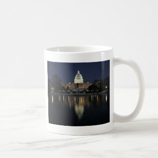 US-Hauptstadts-Gebäude-Nacht Kaffeetasse