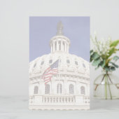 US-Hauptstadts-Gebäude, Washington DC Briefpapier (Stehend Vorderseite)