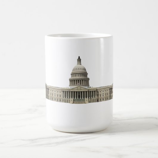 US-Hauptstadts-Gebäude: Washington DC Kaffeetasse (Mittel)