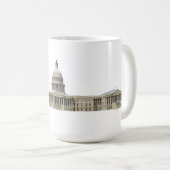 US-Hauptstadts-Gebäude: Washington DC Kaffeetasse (VorderseiteRechts)