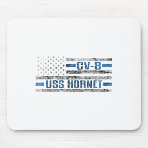 US Hornet Wwii Aircraft Carrier Cv-8 US Army Mousepad