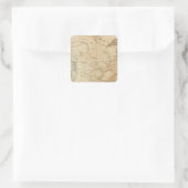 US Hypsomaschine Quadratischer Aufkleber (Tasche)
