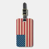 US-Imitate-Flagge Gepäckanhänger (Vorderseite vertikal)