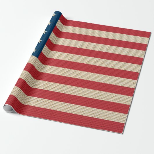 US-Imitate-Flagge Geschenkpapier (Ungerollt)