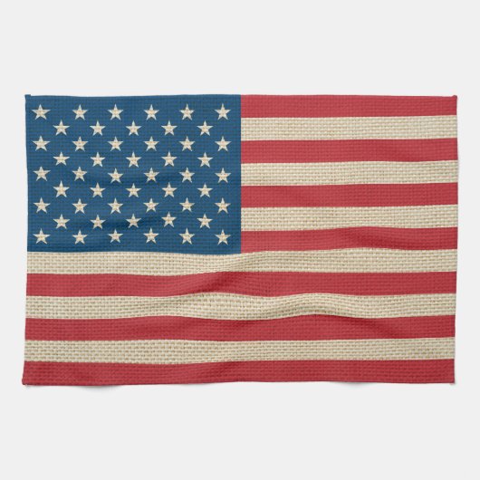 US-Imitate-Flagge Geschirrtuch (Horizontal)