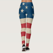 US-Imitate-Flagge Leggings (Rückseite)