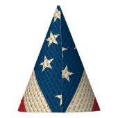 US-Imitate-Flagge Partyhütchen (Rückseite)