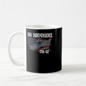 US Independence CVA-62 Flugzeugträger Kaffeetasse (Links)
