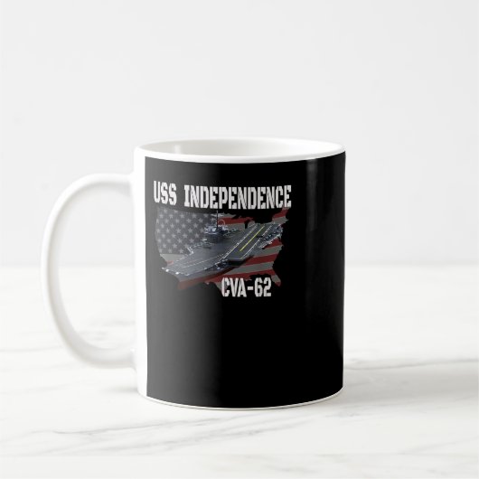 US Independence CVA-62 Flugzeugträger Kaffeetasse (Links)