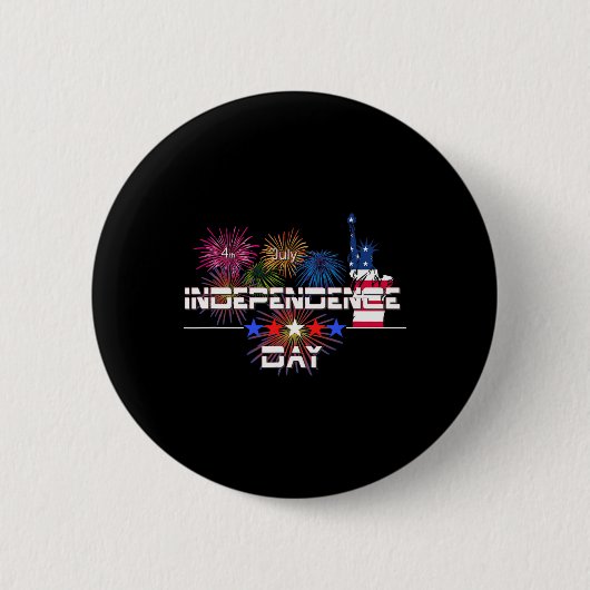 Us Independence Day 4. Juli Feuerwerk Statue von L Button (Vorderseite)