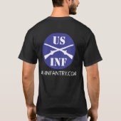 US-Infanterie CIB-T - Shirt (Rückseite)