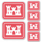 US-Ingenieurkorps DOD Military Aufkleber (Vorderseite)