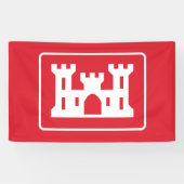 US-Ingenieurkorps DOD Military Banner (Horizontal)