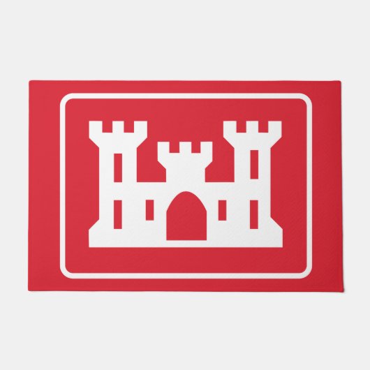 US-Ingenieurkorps DOD Military Fußmatte (Vorderseite)