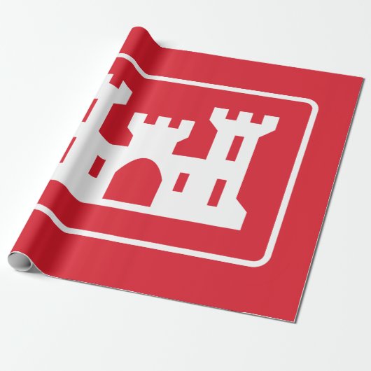 US-Ingenieurkorps DOD Military Geschenkpapier (Ungerollt)