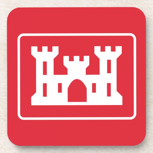 US-Ingenieurkorps DOD Military Getränkeuntersetzer (Vorderseite)