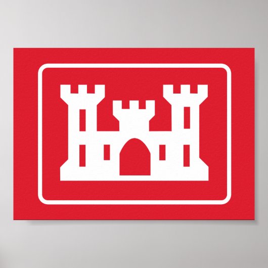 US-Ingenieurkorps DOD Military Poster (Vorne)